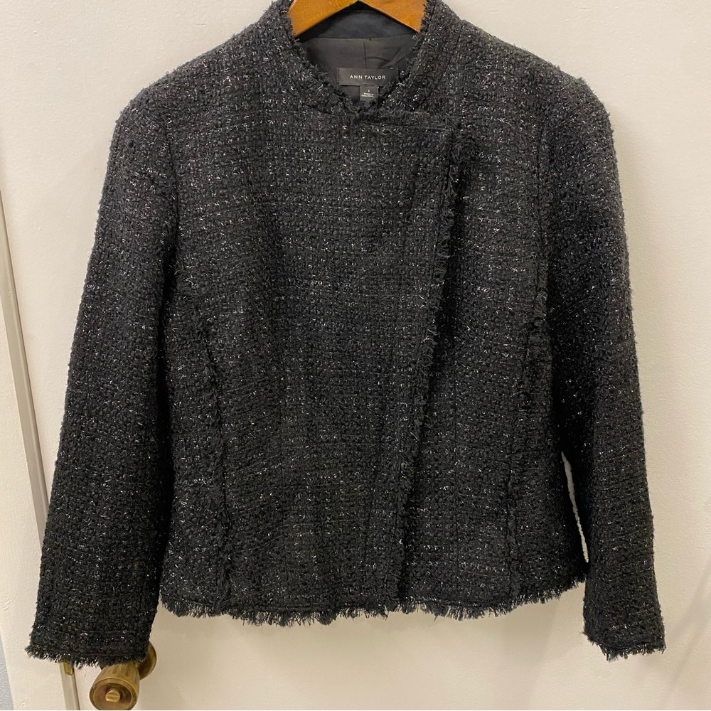 Ann Taylor black, sparkly jacket.  Size 2
